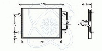 ELECTRO AUTO 30r0008 -  Конденсатор, кондиционер